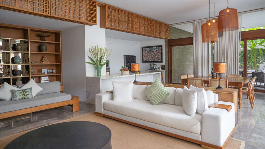 Elite Havens - Villa Indrani - Canggu - Bali - Indonesia -  Living and dining area by the pool